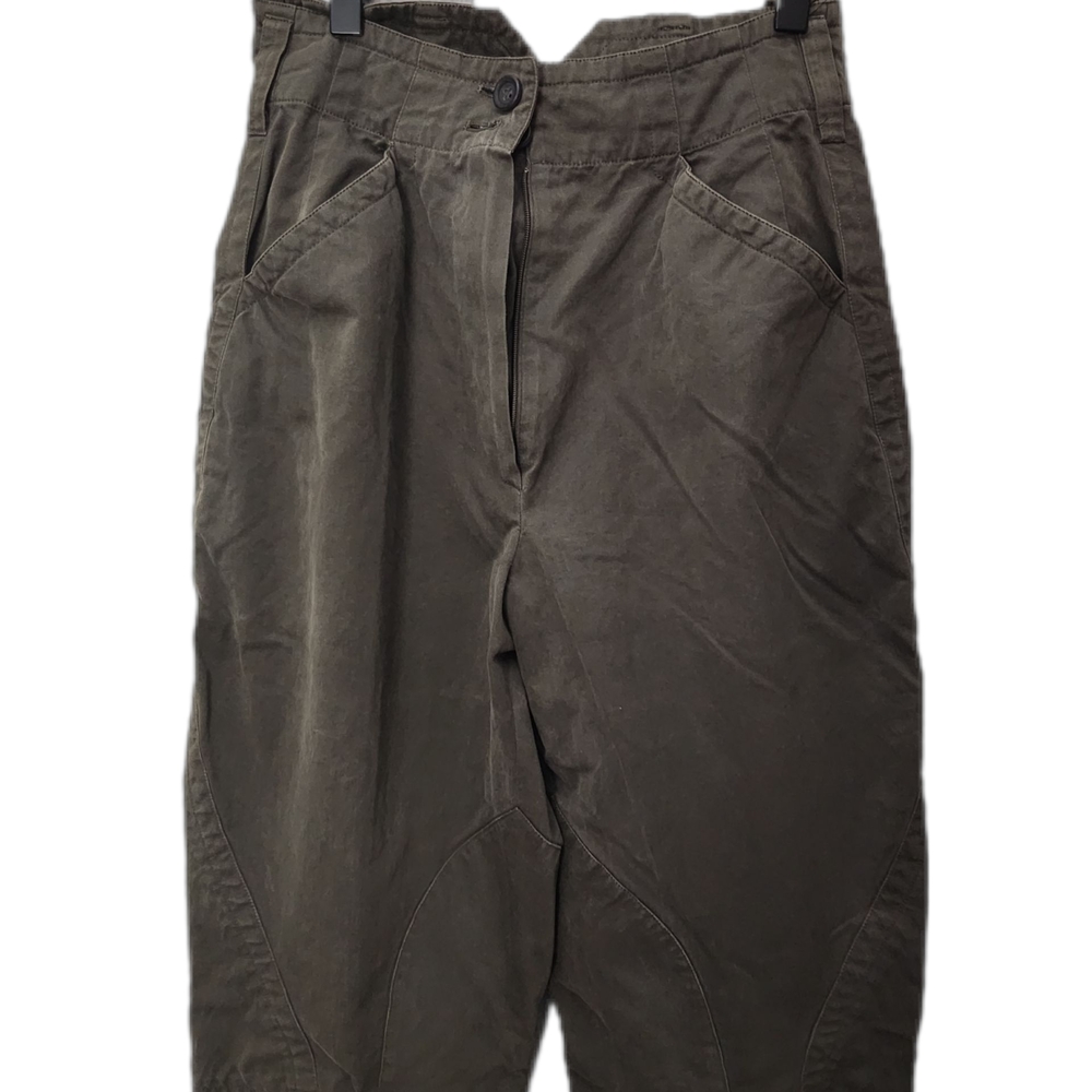 Jil Sander Dark Olive Trousers